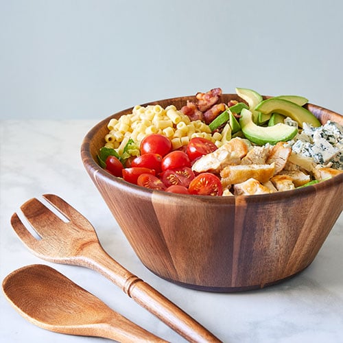 Wood Salad Bowl & Servers Set - Shop