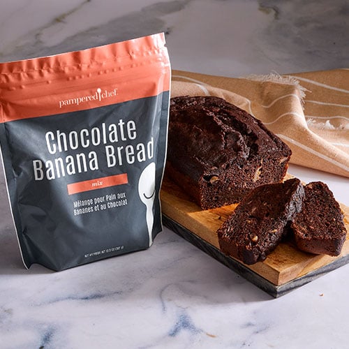 Chocolate Banana Bread Mix Shop Pampered Chef Canada Site