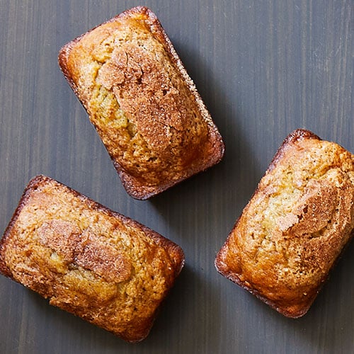 Mini Banana Bread Loaves - Honey and Birch