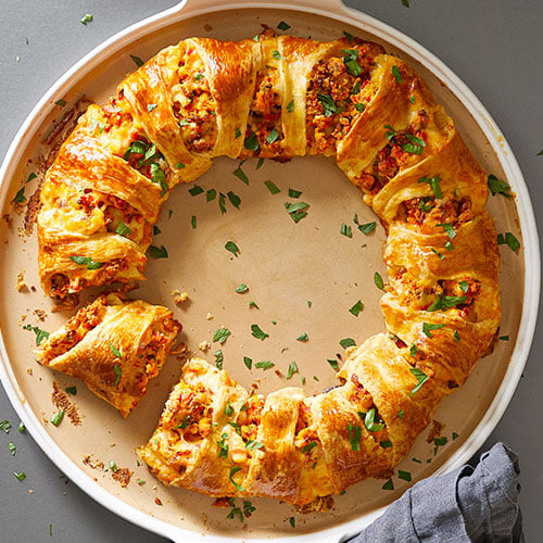 Sausage & Egg Breakfast Ring