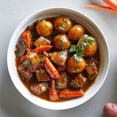 Pressure Cooker Beef Bourguignon