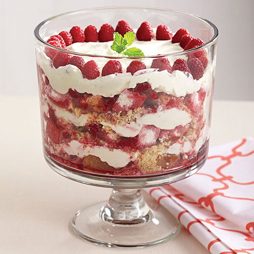 Raspberry Mojito Trifle