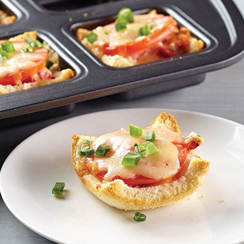 Cheesy Bacon and Tomato Cups