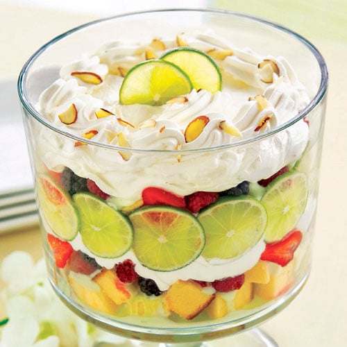 Lime-Berry Mousse Trifle