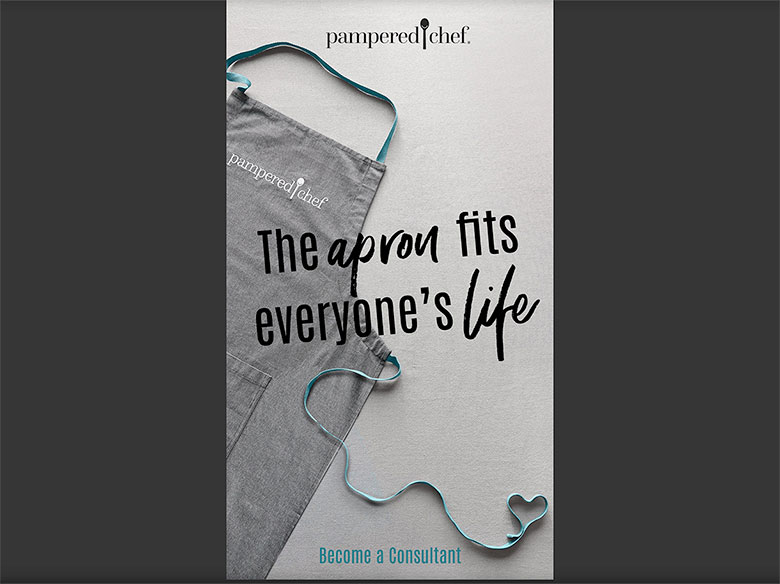 Pampered Chef - The apron fits everyone's life -become a consultant