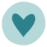 heart in circle icon