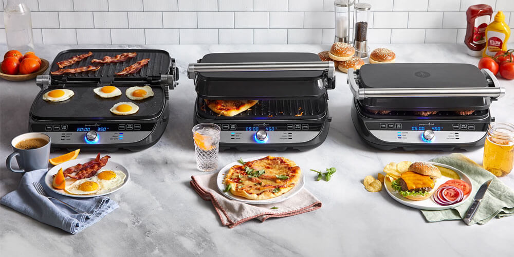 Deluxe Electric Grill & Griddle Pampered Chef Canada Site