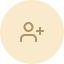 person with a plus sign icon
