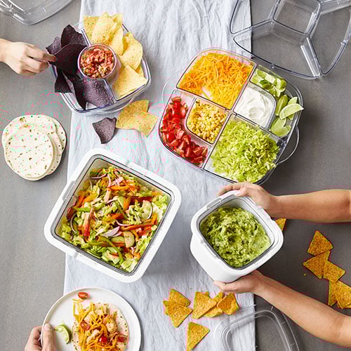 Pampered Chef 器 サラダボウル 1-qt. (1-L) Cool & Serve Bowl - Shop | Pampered Chef Canada Site