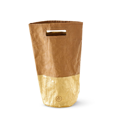 Reusable Wine Gift Bag in Gold