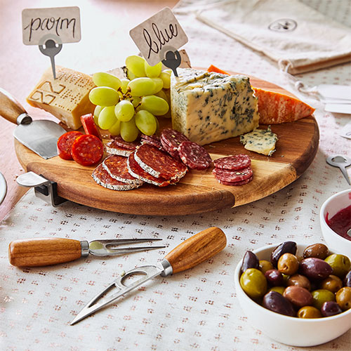 Premium Charcuterie & Cheese Board Set
