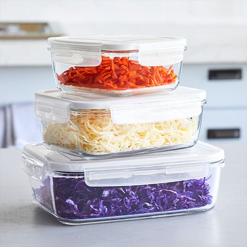 Leakproof Glass Container Set