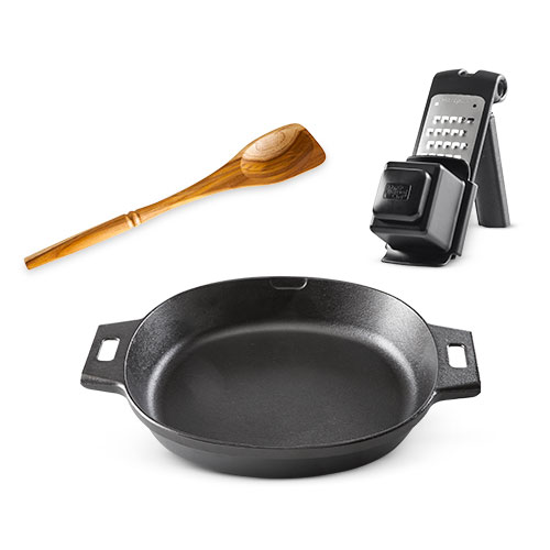 12" (30cm) Cast Iron Skillet Meal Set Shop Pampered Chef Canada Site