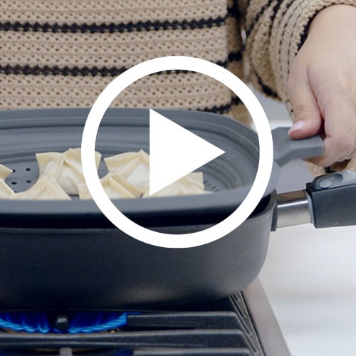 Play Signature Nonstick Saute & Steam Pan Video