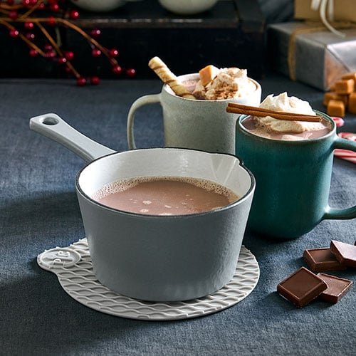 1-qt. (1-L) Enameled Cast Iron Milk Pan