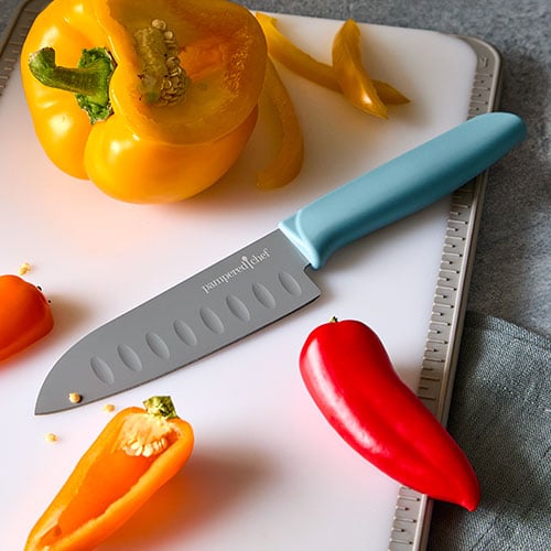 Coated Santoku Knife Shop Pampered Chef Canada Site