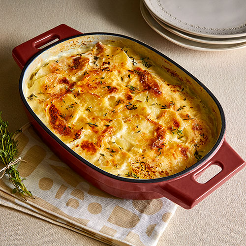 Red 2-qt. (2-L) Enameled Cast Iron Baker