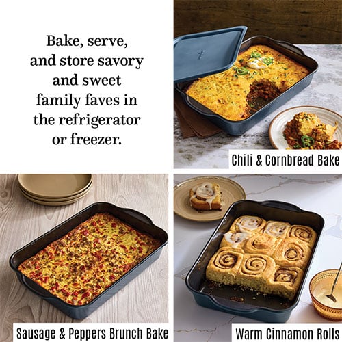 Aazon.co: Rectangle Cake Pan, Nonstick Baking Pan For Cake, Bread