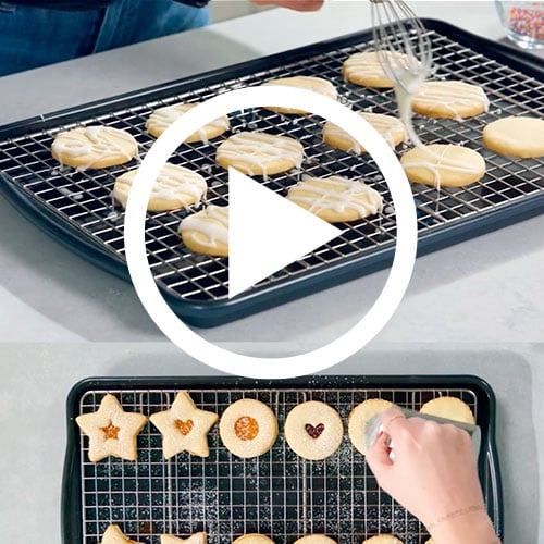 Play Brilliance Nonstick Half Sheet Pan With Rack Video