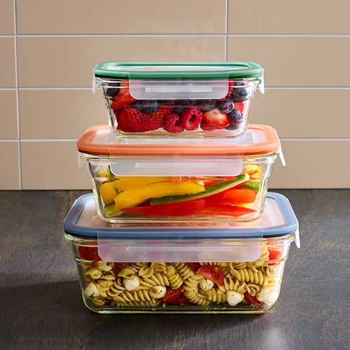Leakproof Glass Container Set