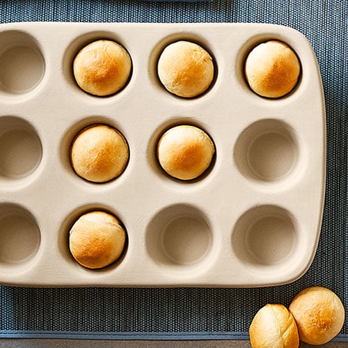 12-Cup Stoneware Muffin Pan - Main Image
