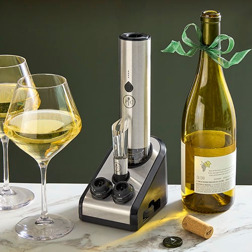Electric Wine Opener & Preserver Set