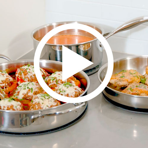 Play 4.5-qt. (4.3-L) Stainless Steel Saute Pan Video
