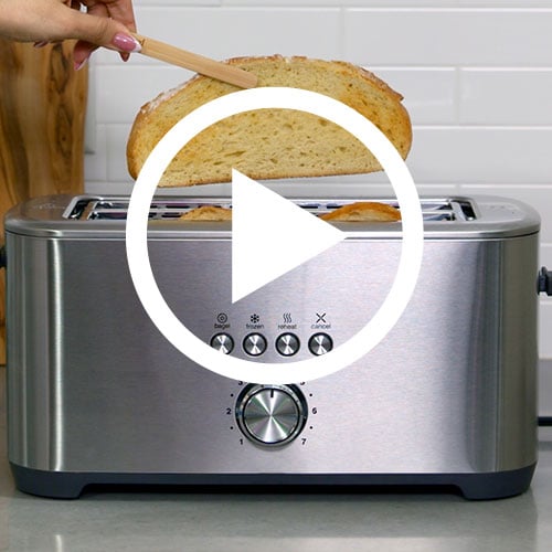 Play 4-Slice Toaster With Warming Rack Video