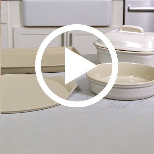 Play Fully Glazed Stone Pie Plate Video