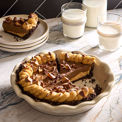 Fully Glazed Stone Pie Plate