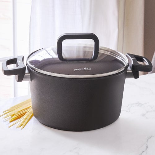 Pampered Chef 8-Qt. (7.6-L) Brilliance Nonstick Stock Pot