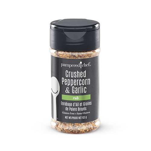 Crushed Peppercorn & Garlic Rub