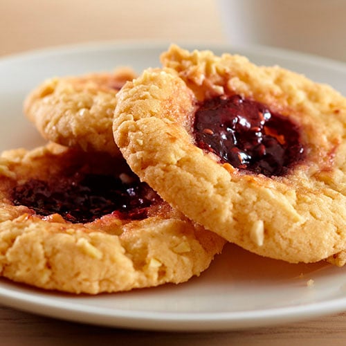 Almond Raspberry Cookies