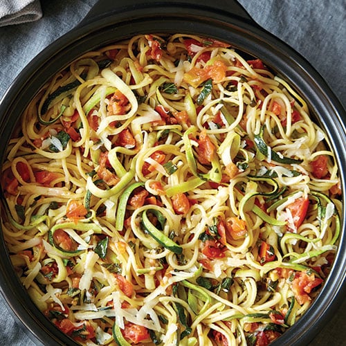 Bruschetta & Zucchini Pasta