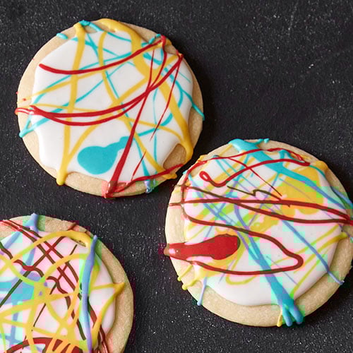 Lemon Splatter Cookies