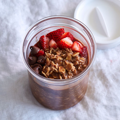 Chocolate-Covered Strawberry Quick Oatmeal