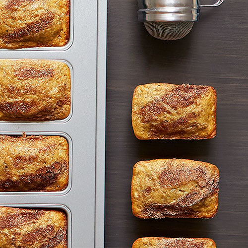 Mini Banana Bread Loaves - Recipes