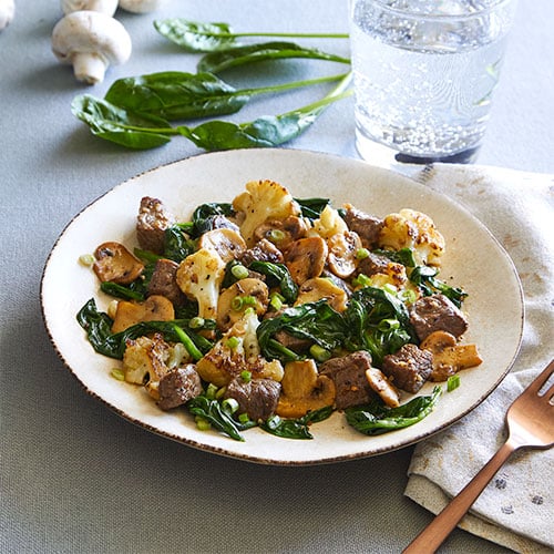 Steak & Cauliflower Skillet