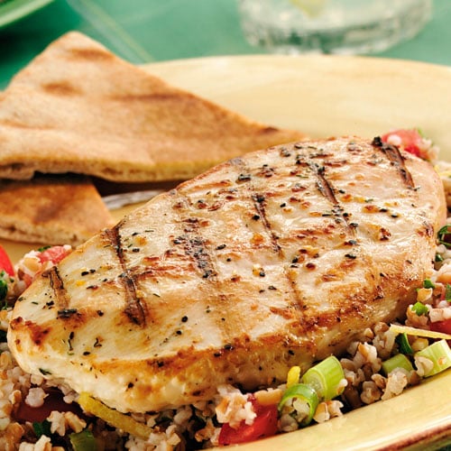 Grilled Lemon Chicken with Tabbouleh
