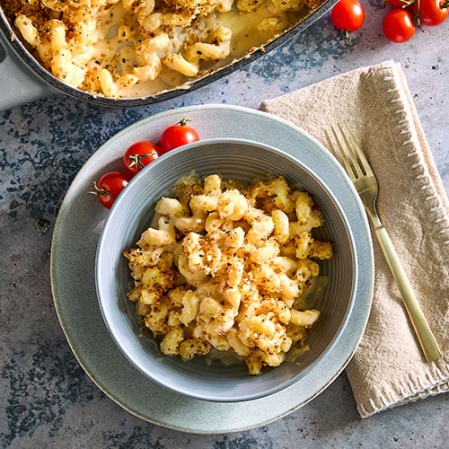 Everything Bagel Mac & Cheese