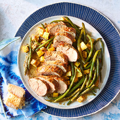 Sous Vide Pork Tenderloin With Vegetables