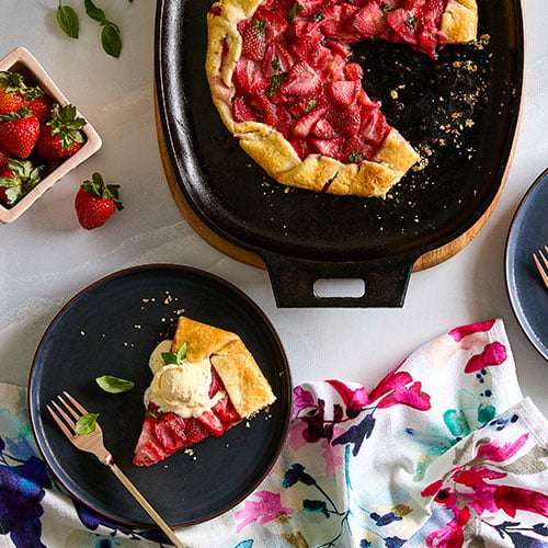 Strawberry Basil Galette