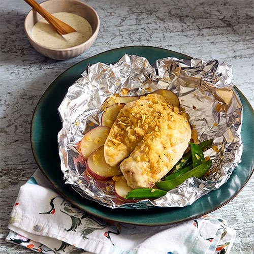 Baked Fish in Foil