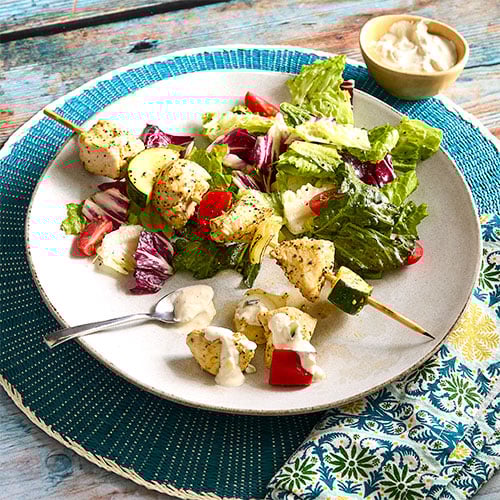 Lemon Garlic Chicken Kebabs