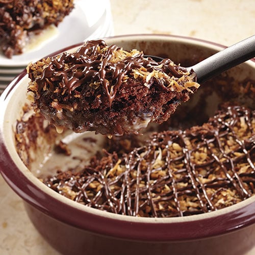 German Chocolate Lava Cake