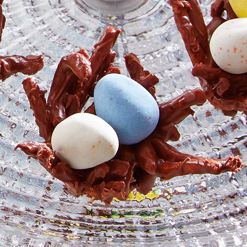 Chocolate Peanut Butter Egg Nests