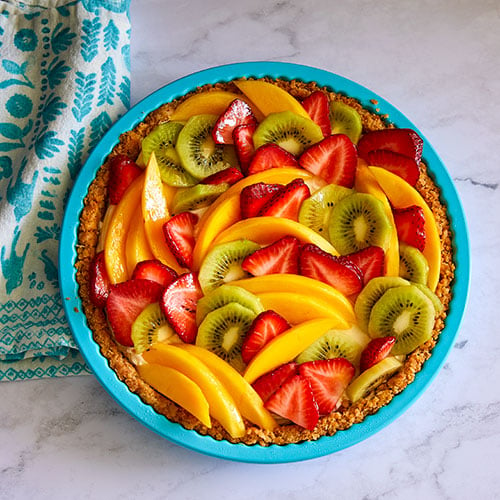 Tropical Breeze Fruit Tart