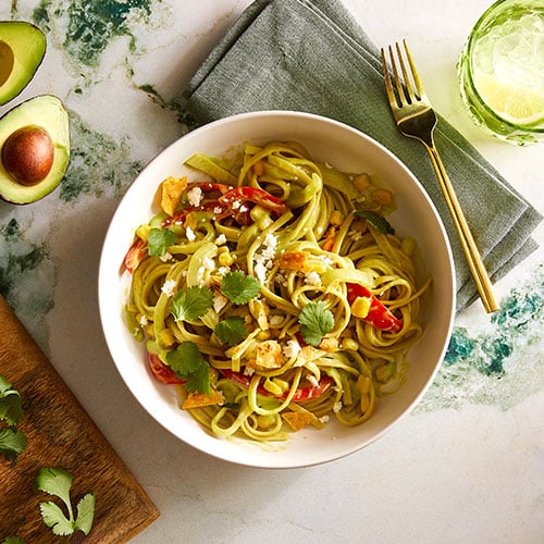 Pasta With Avocado Sauce 