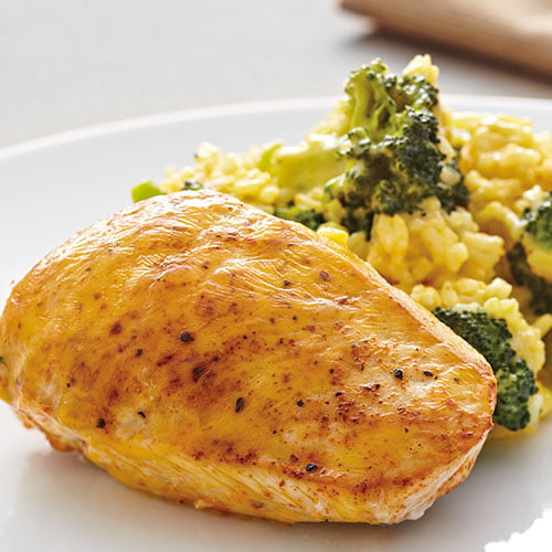 Cheddar Broccoli Chicken Skillet