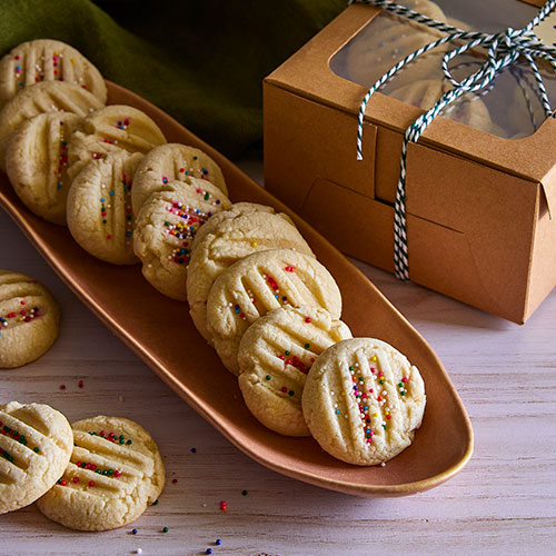 Whipped Shortbread Cookies